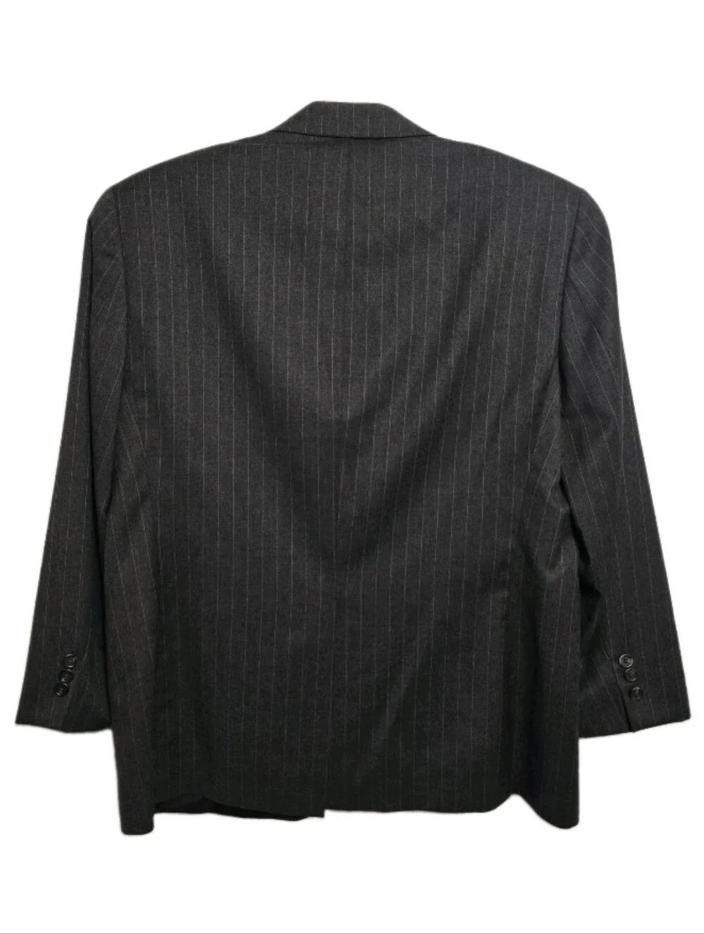 Lauren Ralph Lauren Men's Charcoal Pinstripe 2 Pcs Suit Set - Jacket & Pants